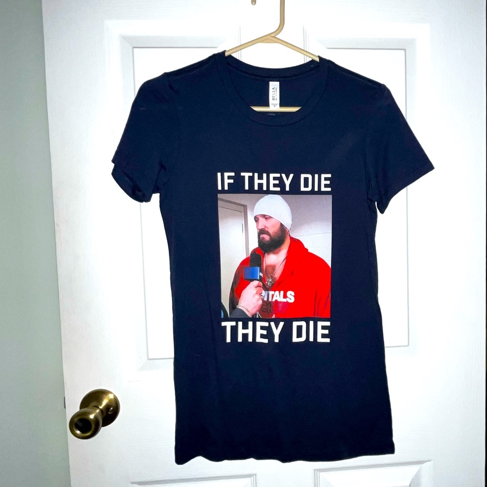 Barstool Sports If They Die They Die Washington Capitals Hockey Shirt Size M